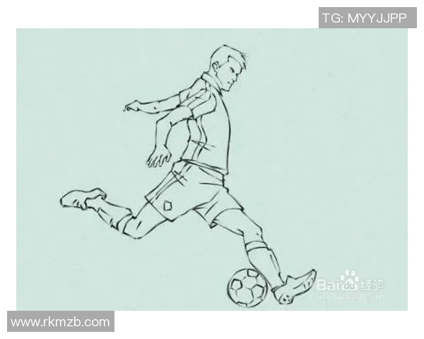 线描风格呈现足球明星魅力瞬间的创意素材视频合集